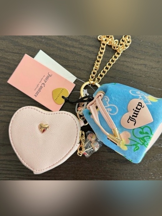 Juicy Couture Handbags - Juicy Couture "Cherry Gelato Drawstring with coin purse set / Cardholder